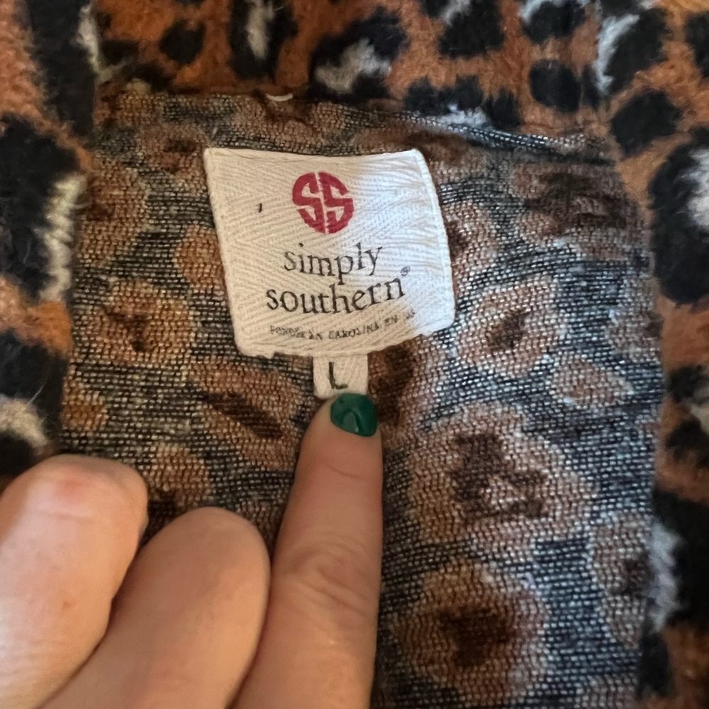 Simply Southern Shacket Jacket Button Up Flannel … - image 3